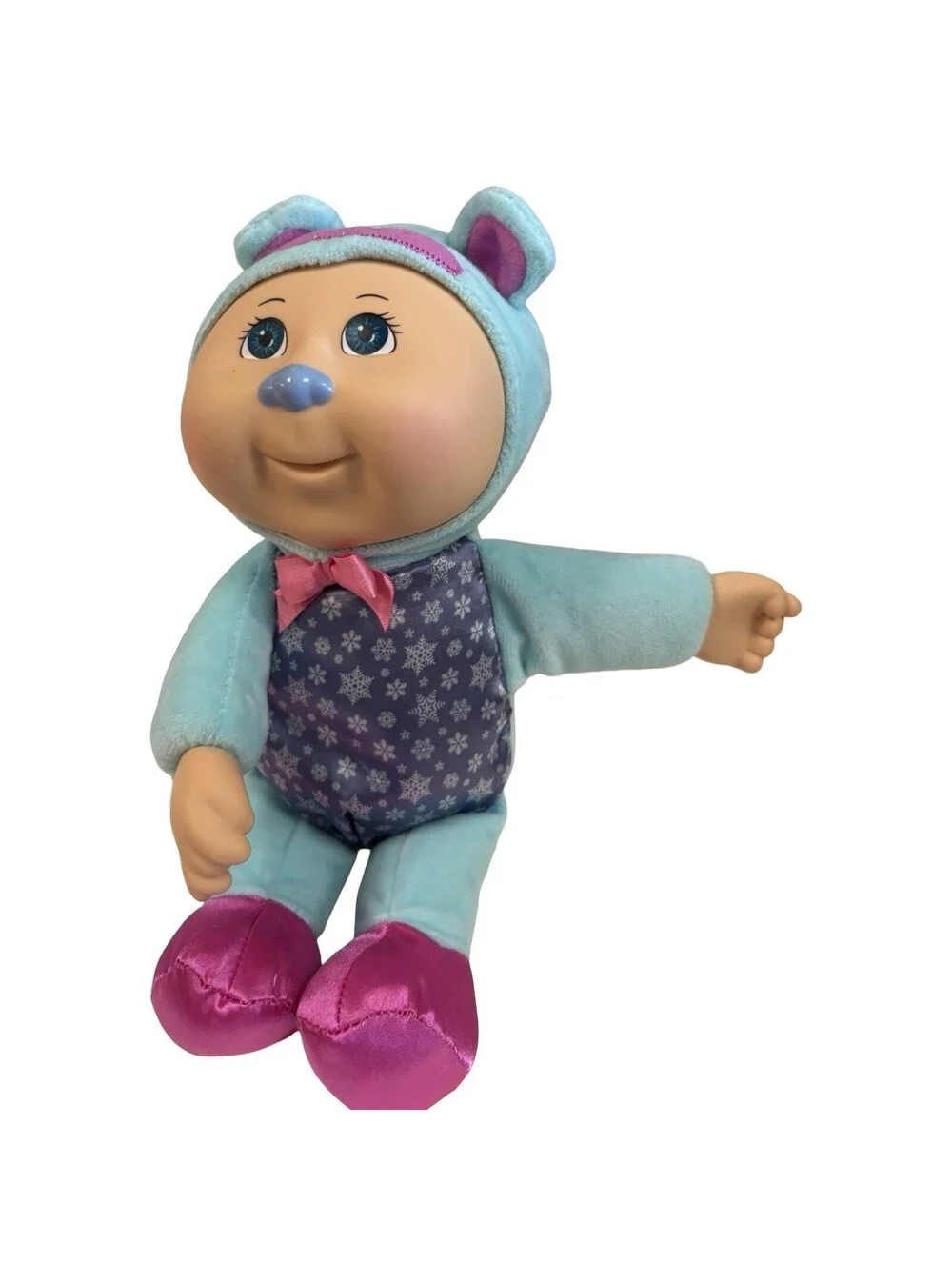 Cabbage Patch Kids Cuties Forest Friends Snowflake Reindeer Bear Blue 10